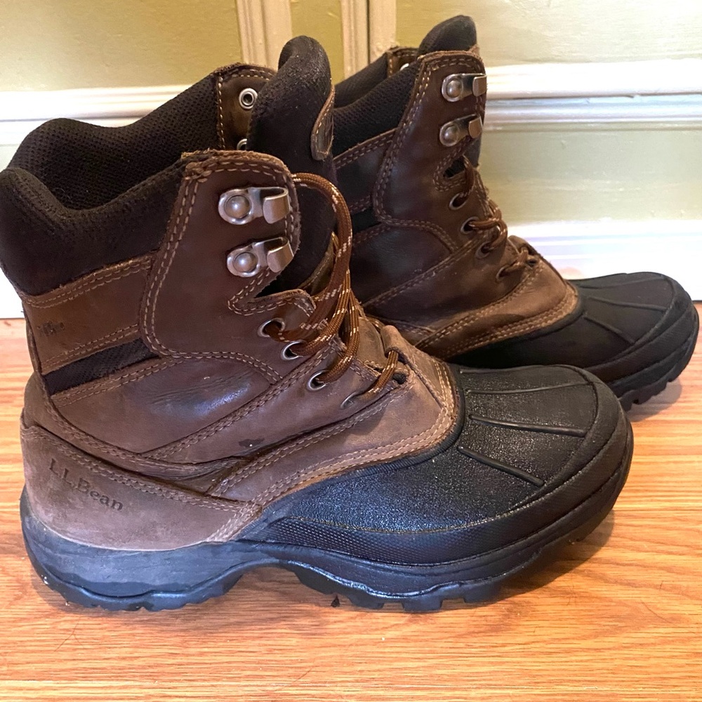 Like New Men’s L.L.Bean 2.5 TEK Winter Boots/Waterproof Toe Duck Boots/Size 8M